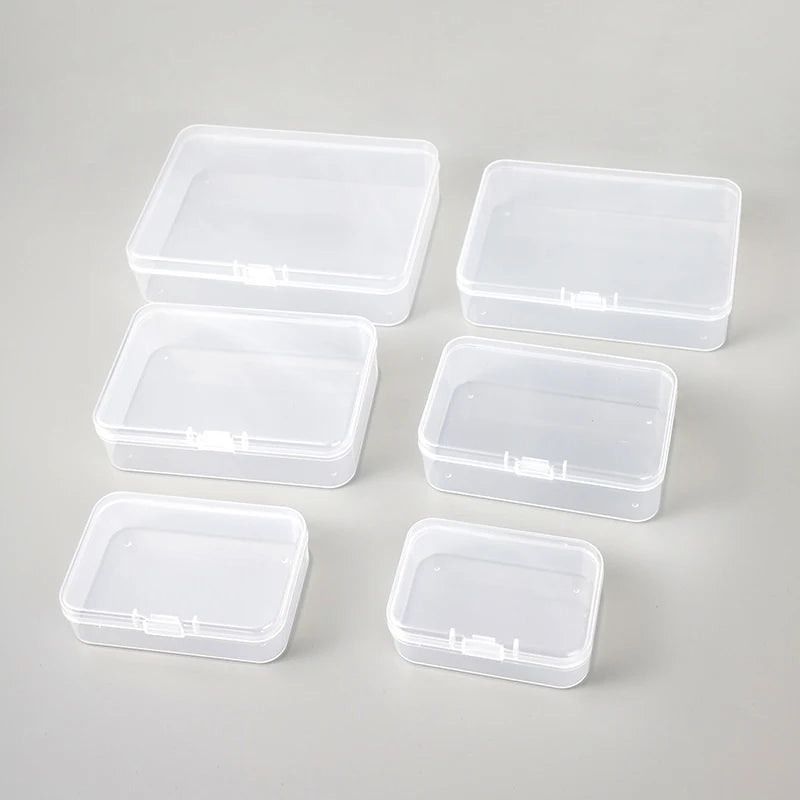Translucent Storage Box Rectangular Packing Plastic Box Storage Case Organizadores Kitchen Storage Organizer Boxes Jewelry Box
