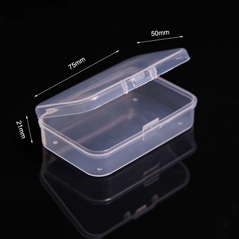 Translucent Storage Box Rectangular Packing Plastic Box Storage Case Organizadores Kitchen Storage Organizer Boxes Jewelry Box