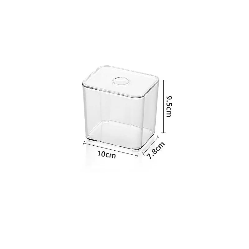 Draw Organizer Acrylic Box With Lid Clear Desk Organizer Box Make up Cosmetics Organiser Office Stationery Storage Box Organizer