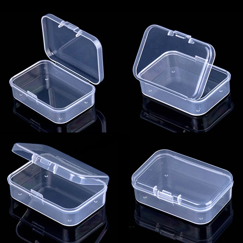 Translucent Storage Box Rectangular Packing Plastic Box Storage Case Organizadores Kitchen Storage Organizer Boxes Jewelry Box
