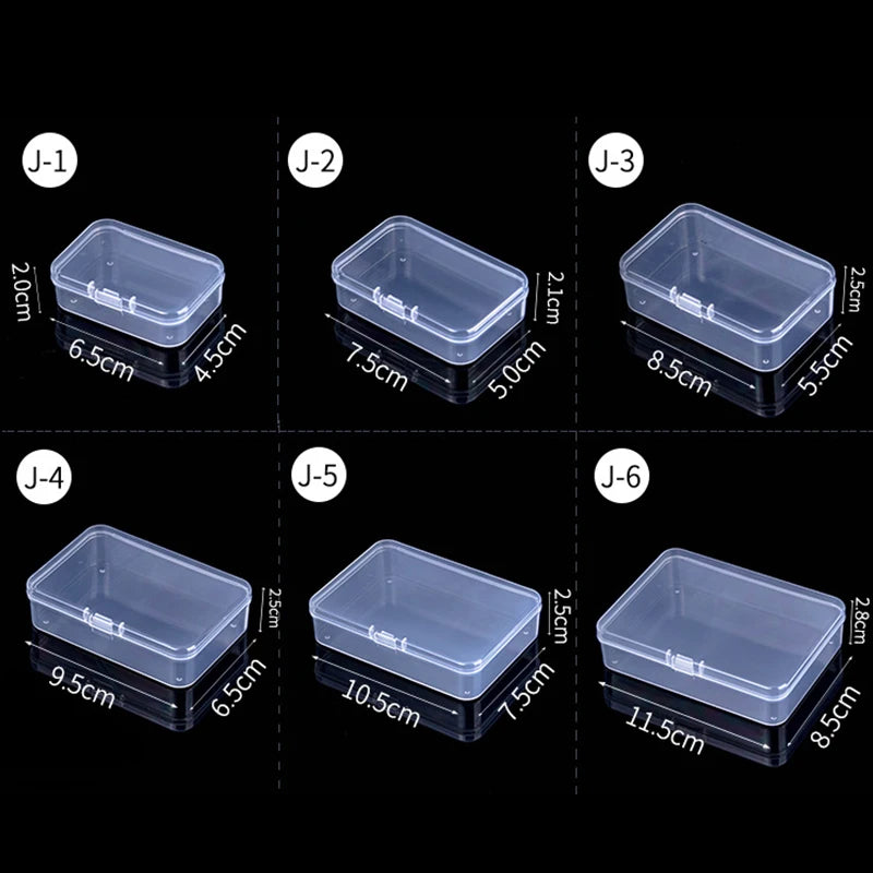 Translucent Storage Box Rectangular Packing Plastic Box Storage Case Organizadores Kitchen Storage Organizer Boxes Jewelry Box