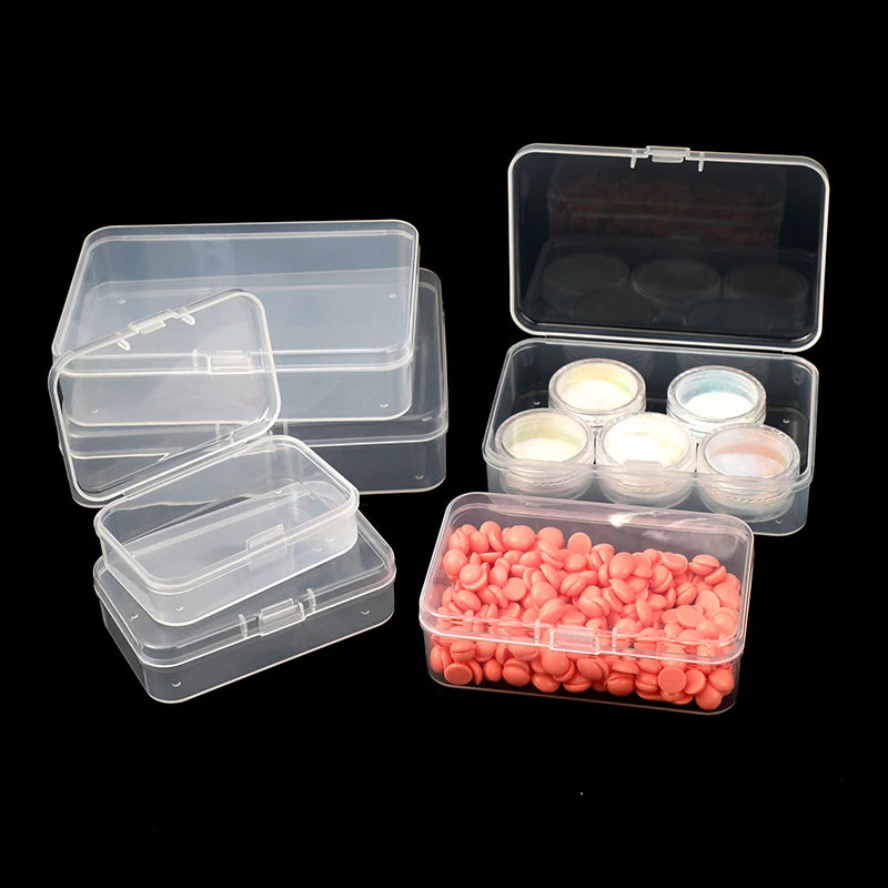 Translucent Storage Box Rectangular Packing Plastic Box Storage Case Organizadores Kitchen Storage Organizer Boxes Jewelry Box
