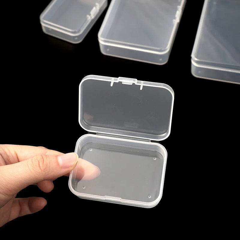 Translucent Storage Box Rectangular Packing Plastic Box Storage Case Organizadores Kitchen Storage Organizer Boxes Jewelry Box
